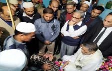 সিলেট বালাগঞ্জে নিহত ছাত্রদল নেতা সায়েমের বাড়িতে নেতাকর্মীদের ঢল