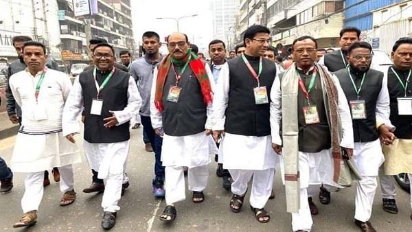 কেন্দ্রীয় সম্মেলনে সিলেট জেলা-মহানগর আ.লীগের যোগদান