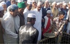 নগরীর কাজিটুলা জামে মসজিদের ভিত্তি স্থাপন