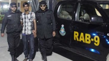 দক্ষিণ সুরমা থেকে পলাতক আসামি গ্রেফতার করেছে:র‌্যাব