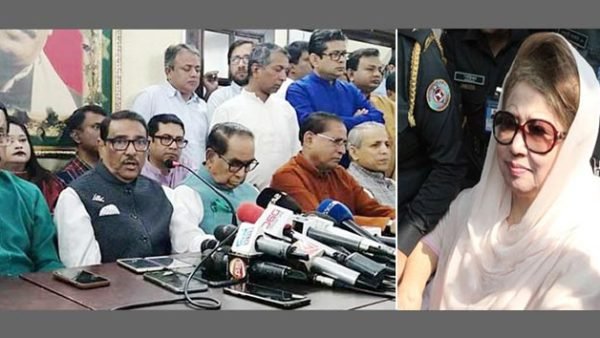 পরিবার বা দলের কথায় খালেদা জিয়ার মুক্তি হবে না : বললেন কাদের