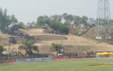 ধূসর সিলেট স্টেডিয়ামের গ্রীন গ্যালারি