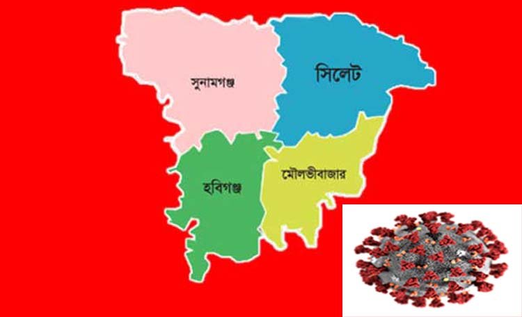 সিলেট বিভাগজুড়ে করোনায় আক্রান্ত ৫ হাজার ১০০ জন ও মৃত ৮৬ জন।