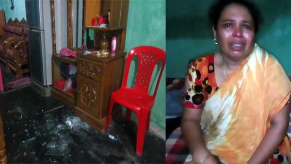 নগরীর কালীবাড়ি হাওলাদাড়পাড়ায় একটি বাড়িতে হামলা ও ভাংচুর করেছে দুবৃর্ত্তরা