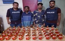 কোম্পানীগঞ্জে ৪৮ বোতল বিদেশি মদসহ ২ যুবক আটক