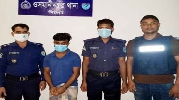 ওসমানীনগরে চাচী খুনের মামলায় ভাতিজা গ্রেফতার