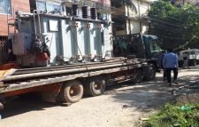 সিলেটে এসেছে পাওয়ার ট্রান্সফরমার