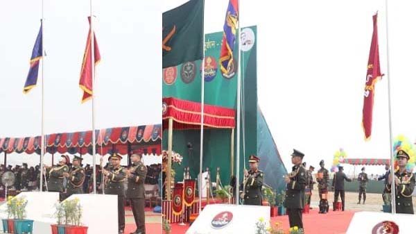 সিলেট সেনানিবাসে চারটি ইউনিটের পতাকা উত্তোলন করলেন সেনাপ্রধান