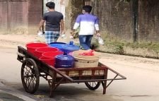 বিদ্যুতহীন সিলেট নগর, পানির সংকট