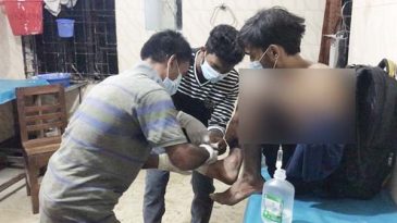 পাহাড়ে বাস আটকে বাঁচল ৩০ বিশ্ববিদ্যালয় শিক্ষার্থীর প্রাণ