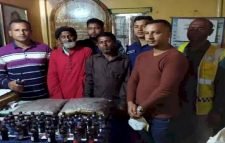 মাধবপুরে গাঁজা ও ফেনসিডিল সহ আটক ৩