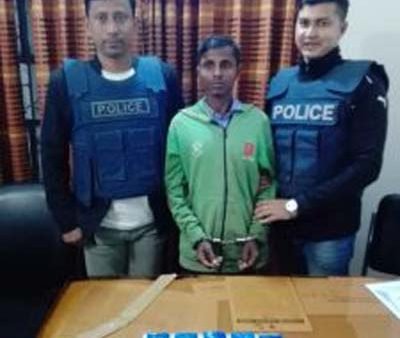 সিলেটের বিয়ানীবাজারে মাদক বিরোধী সেলের অভিযানে ১৪০০ পিস ইয়াবাসহ আটক ১