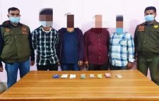 ধোপদীঘিরপাড়ে পুলিশের অভিযান, আটক ৪