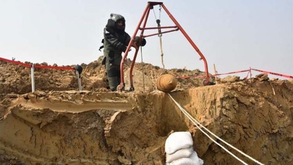 আবারও শাহজালাল বিমানবন্দরে থেকে ২৫০ কেজির  একটি বোমা উদ্ধার