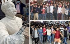 কুষ্টিয়ায় বঙ্গবন্ধুর ভাস্কর্য ভাংচুর : বিক্ষোভে উত্তাল সিলেট