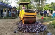 জকিগঞ্জে ৩৭ লক্ষাধিক টাকার মাদকদ্রব্য ধ্বংস