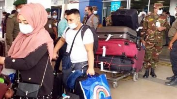 লন্ডন থেকে আসা আরও ৯৯ যাত্রী কোয়ারেন্টিনে