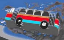 গোয়ালাবাজারে মাজারগামী বাস খাদে, আহত ১০