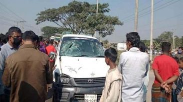 শায়েস্তাগঞ্জে মাইক্রোবাসচাপায় নিহত মোটরসাইকেলচালক