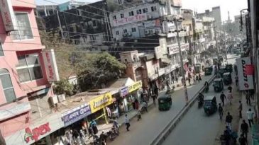 রিকশাবিহীন ‘যানজটমুক্ত’ বন্দর-জিন্দাবাজার-চৌহাট্টা সড়ক