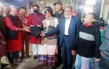 মরহুম হাজী নুরুদ্দীন ফাউন্ডেশন এর অর্থায়নে পারমিতা সিলেট এর কম্বল বিতরণ