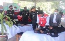 সিলেটে র‌্যাবের স্বেচ্ছায় রক্তদান কর্মসূচি পালন