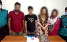 সিলেটে দুই নারীসহ ৪ মাদক ব্যবসায়ী আটক