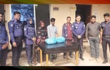 শায়েস্তাগঞ্জে নারীসহ তিন মাদক ব্যবসায়ী গ্রেপ্তার