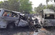 বাস-মাইক্রো-লেগুনার ত্রিমুখি সংঘর্ষ, প্রাণ গেল ১৭ জনের