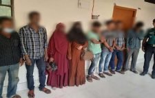 নগরীতে অসামাজিক কাজের দায়ে ৮ নারী-পুরুষ আটক