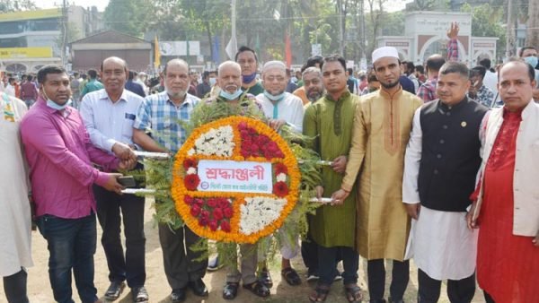 মহান স্বাধীনতা দিবসে সিলেট জেলা কর আইনজীবী সমিতির শ্রদ্ধাঞ্জলি