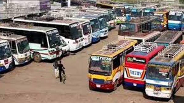 ৮ রুটে অনির্দিষ্টকালের জন্য বাস চলাচল বন্ধ