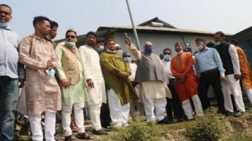 কোম্পানীগঞ্জে উন্নয়নকাজ পরিদর্শনে মন্ত্রী ইমরান আহমদ