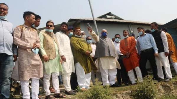কোম্পানীগঞ্জে উন্নয়নকাজ পরিদর্শনে মন্ত্রী ইমরান আহমদ