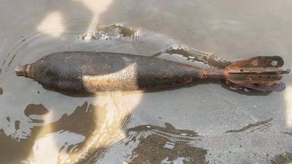 গোয়াইনঘাটে পরিত্যক্ত মর্টার শেল উদ্ধার