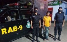 গোয়াইনঘাট থেকে মাদক ব্যবসায়ী জসিমকে ধরলো র‌্যাব