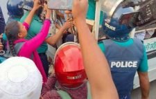 সিলেটে বাম জোটের বিক্ষোভে পুলিশের হামলা, আটক ৭