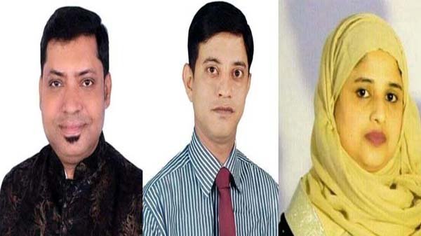 তাপস, সুমেন ও কাকলি ছাতক পৌরসভার প্যানেল মেয়র নির্বাচিত