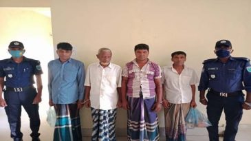 দোয়ারাবাজারে ৪ জুয়ারি আটক