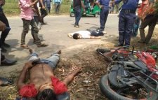 মাধবপুরে মোটর সাইকেল দুঘটনায় নিহত ১