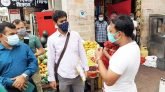 নিউমার্কেটে স্বাস্থ্যবিধি সচেতনতায় অভিযান