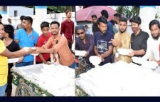 সিলেট মহানগর ছাত্রদলের ইফতার সামগ্রী বিতরণ