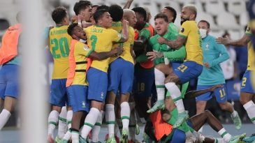 শেষ মিনিটে ব্রাজিলের নাটকীয় জয়
