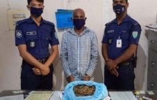 ওসমানীনগরে গাঁজাসহ মাদক ব্যবসায়ী আটক