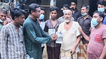 চেয়ারম্যান পদপ্রার্থী সাংবাদিক আলী আকবর চৌধুরীর নির্বাচনী প্রচারনা