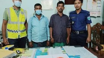 মাধবপুরে ইয়াবার চালানসহ দুই মাদক পাচারকারী গ্রেফতার