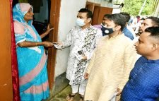 সিলেট-৩ আসনে নৌকার পক্ষে ভোট চাইলেন মহানগর যুবলীগ