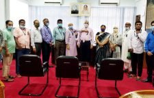 শোকাবহ আগস্টে বঙ্গবন্ধু পরিষদ ও বাংলাদেশ ব্যাংক  সিলেট সিবিএ কালোব্যাজ ধারণ