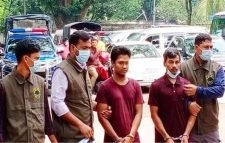 অনলাইনে বোমা বানানো শিখে পুলিশের ওপর হামলা করে তারা