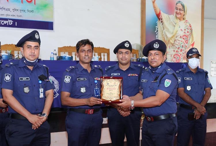সিলেটের শ্রেষ্ট ওসি গোলাপগঞ্জের হারুনূর রশীদ চৌধুরী